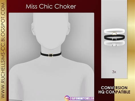 ruchell sims chanel choker|Chokers by ruchellsims at REDHEADSIMS .